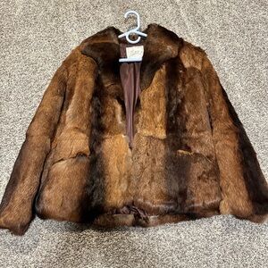 Vintage 100% Chinese rabbit hair coat